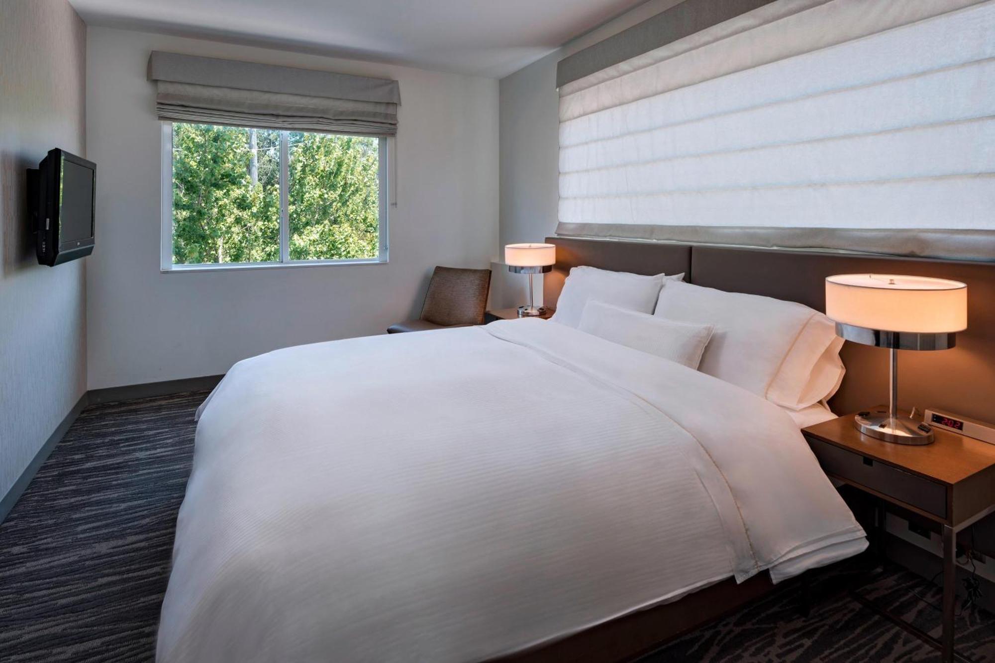 Executive Suite, 1 King, Sofa bed, Corner room