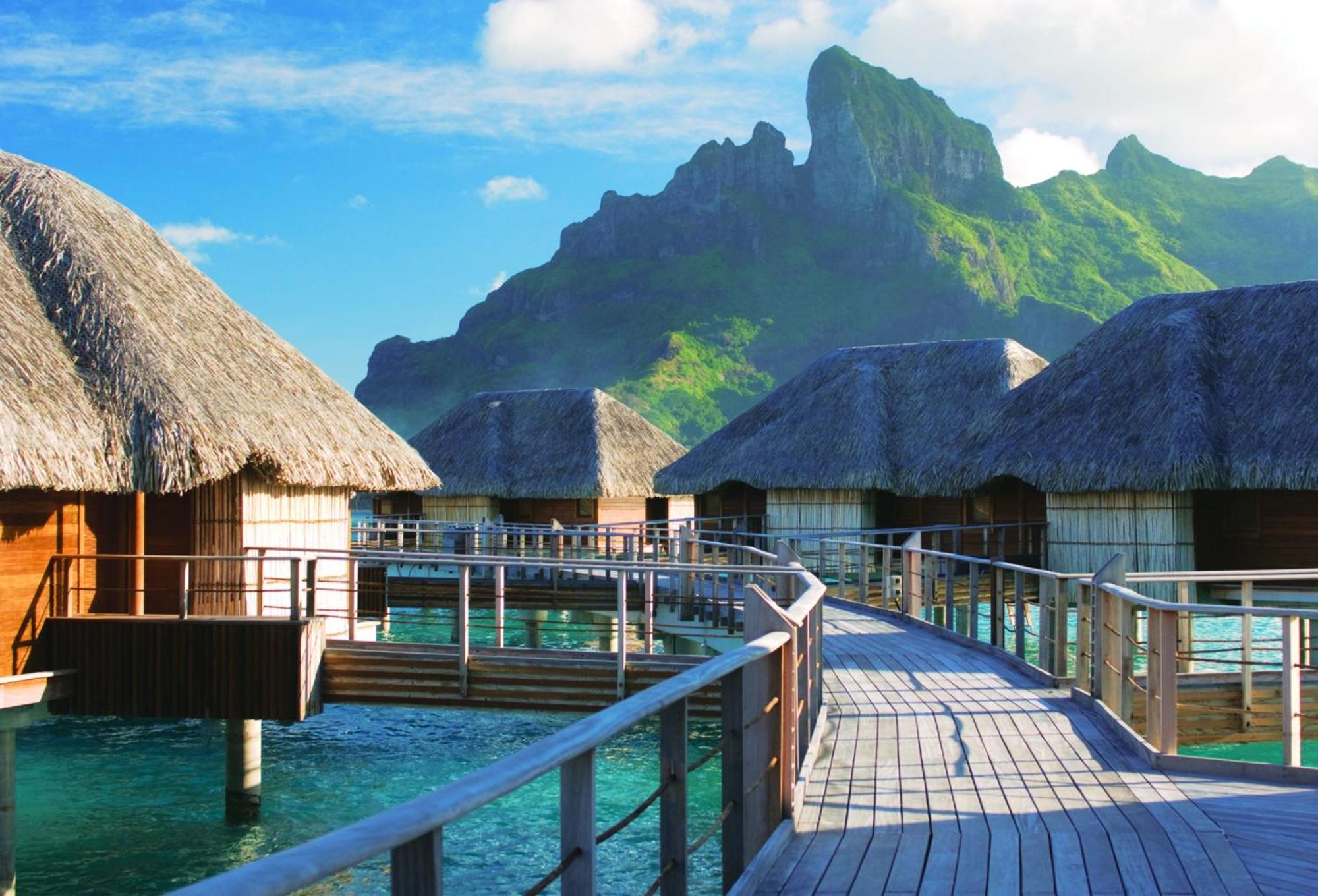 One Bedroom Beach View Over Water Bungalow Suite King Bed