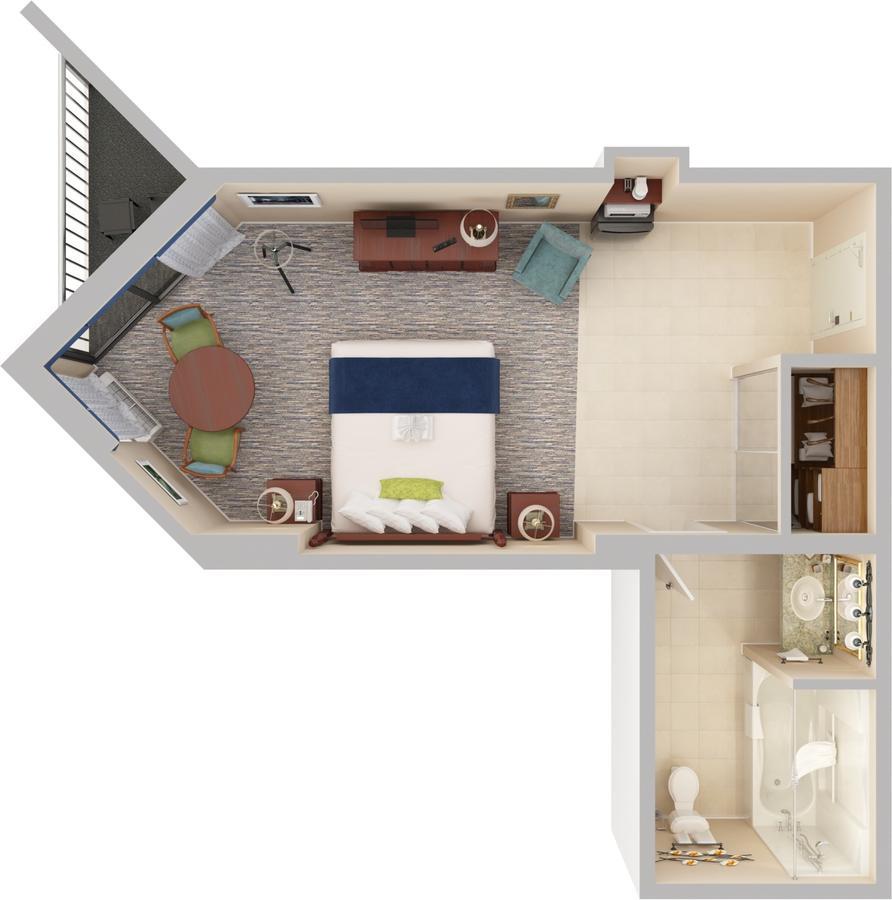 Tower Oceanview King Room - 1 King Bed